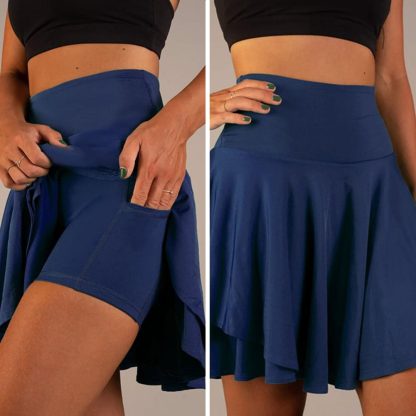 Ruffle Pocket Knee Skort - Image 2