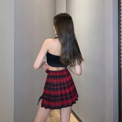 Gothic Pleated Skirt Shorts - Image 6