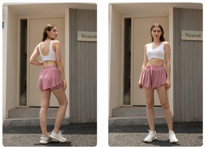 Flowy Double Layer Shorts - Image 4