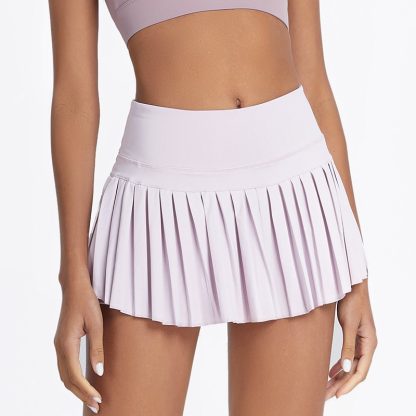 Pleated Workout Skorts - Image 4