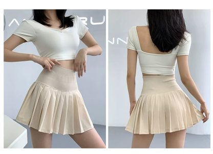 Versatile and Fashionable Pleated Skort - Image 8