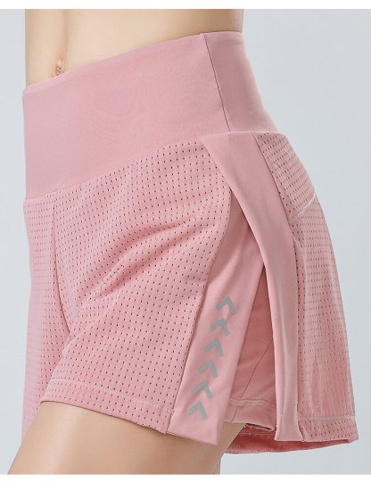 Stylish Mesh Double Layer Shorts - Image 7