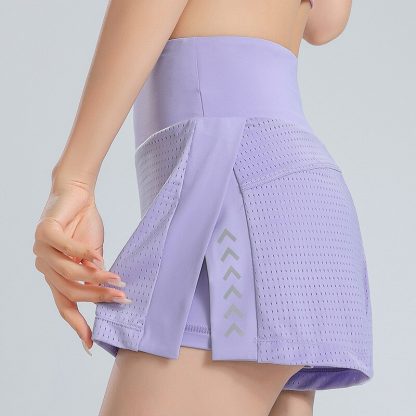 Stylish Mesh Double Layer Shorts - Image 4
