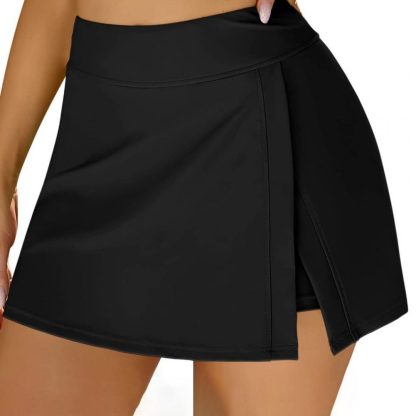 Split Swimsuit Skirt with High Waist - Image 2