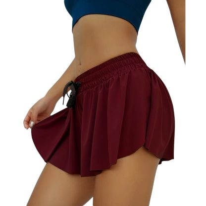 Breathable Double-Layer Skort Shorts - Image 3